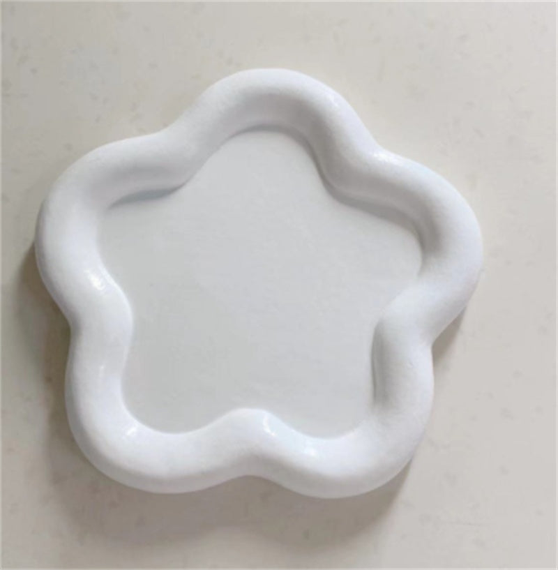 Ins Cute Heart-shaped Jewelry Dish Storage Tray