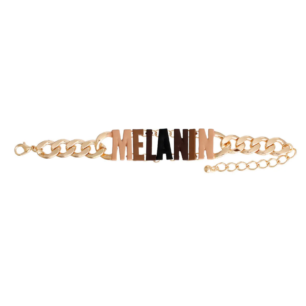 MELANIN Gold Chain Bracelet